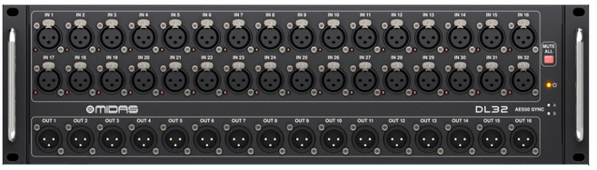 MIDAS DL-32 DL32 DL 32 마이다스 디지털믹서 스테이지박스