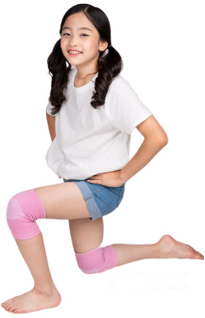어린이 발목무릎팔꿈치보호대 키즈 유아 초등학생, 핑크, 1개, 무릎