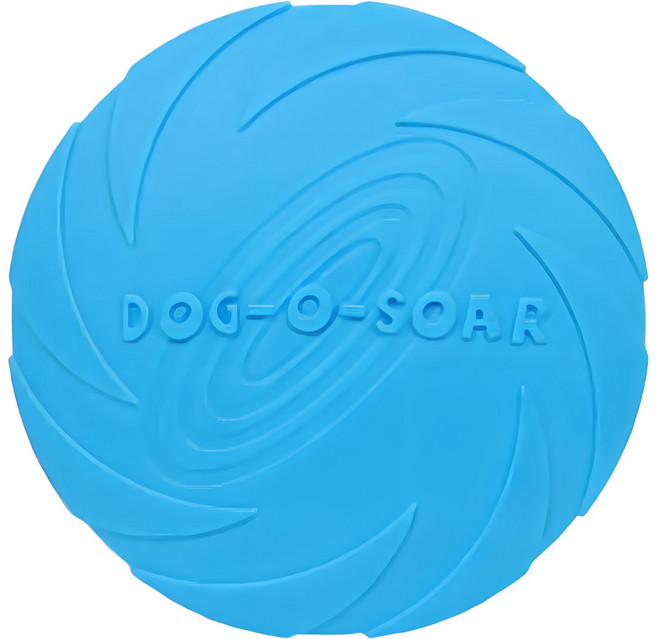 벨버드 실리콘 프리스비 강아지장난감 S 블루, 1개