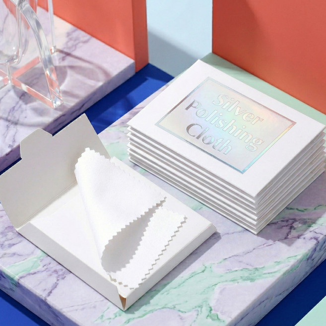 커벨 은광택 실버 변색제거 폴리싱천 25매