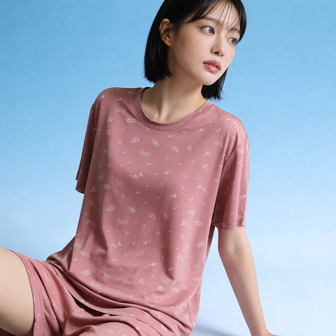 냉감잠옷 쿨 여름 커플잠옷 세트 냉장고 파자마 홈웨어