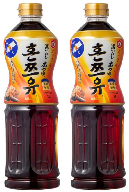 기꼬만 코이다시 혼쯔유, 1L, 2개