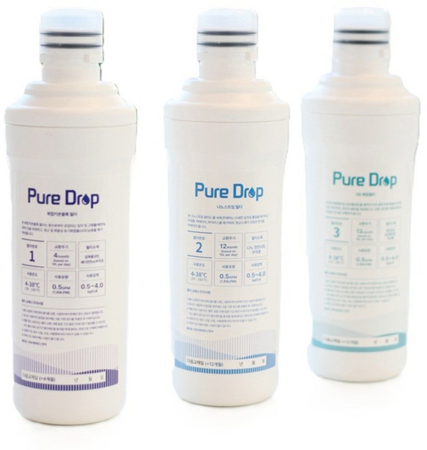 [100%환불보장]퓨리얼 (PPA-2111 ) 직수 정수기 완벽 호환필터 1년 구성SET, 1개