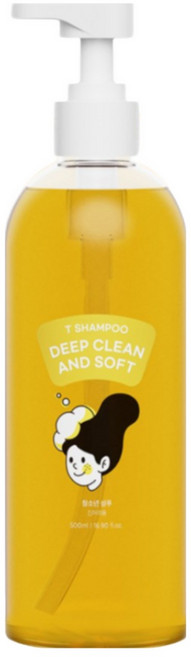 와프랩 청소년용 티 샴푸 딥 클린 앤 소프트 긴머리용 와일드 화이트 플라워향, 500ml, 1개