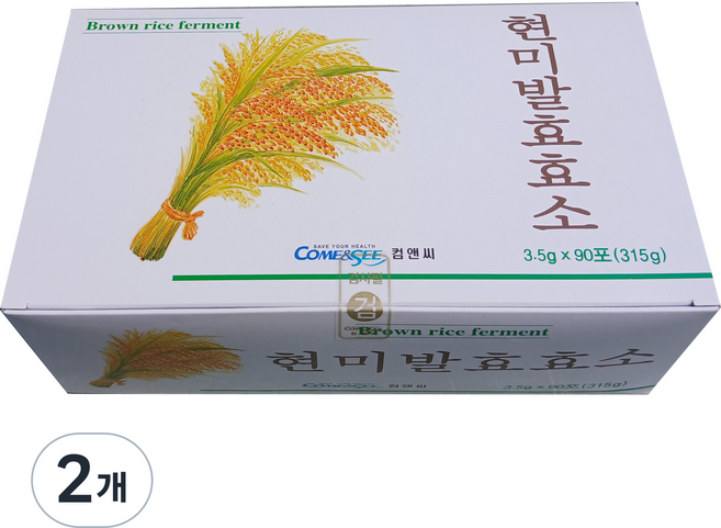 현미발효효소(3.5gX90포)-컴앤씨, 2개, 315g