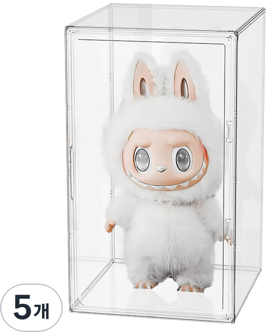 하이텍윙 프리미엄 초대형 피규어 전시 수납함 &고강도 투명 아크릴 먼지방지 설계, 5개, 투명해요