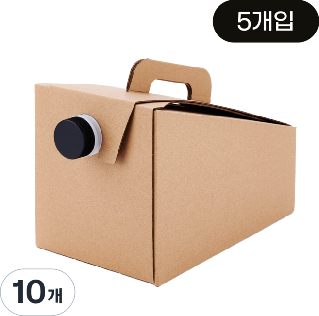 빈아미고 96oz 테이크아웃 투고백 스크류캡형, 10개, 1개입