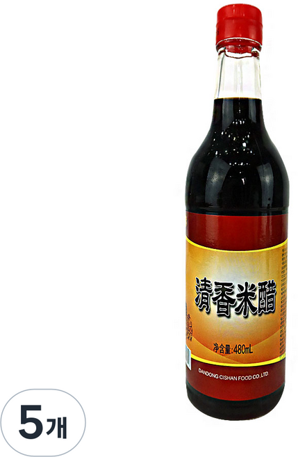 (배터짐) 뉴 정점 청향쌀식초 청향미추, 5개, 480ml