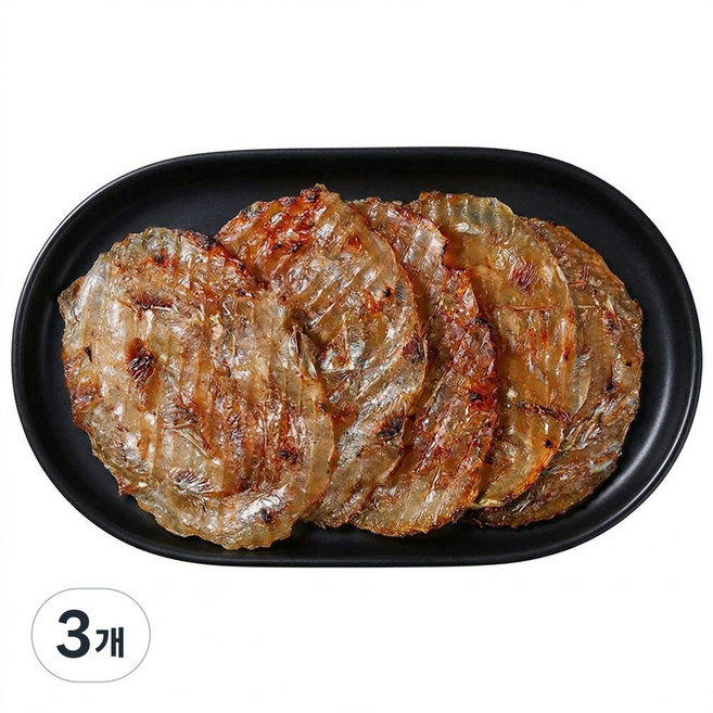 맛있는 건어물 간식 참쥐포 쥐치포, 3개, 100g