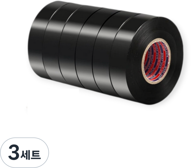 절연테이프 10개 17mmx10m 전선테이프, 3세트
