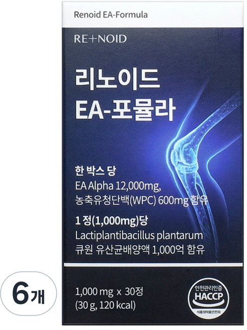 리노이드 EA-포뮬라, 30정, 30g, 6개