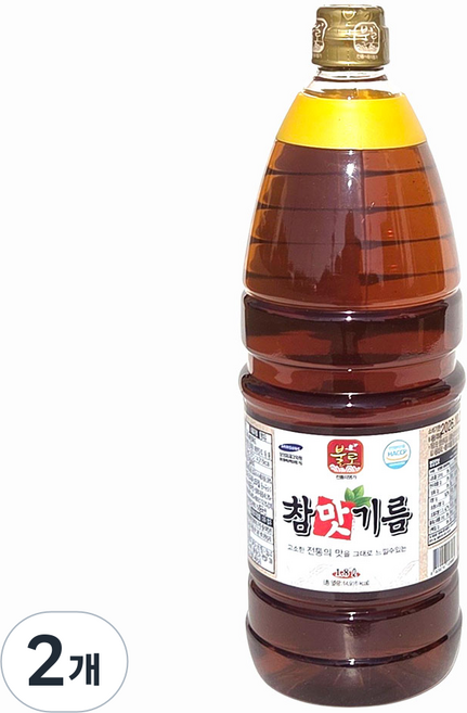 세진푸드불로 참맛기름, 1.8L, 2개