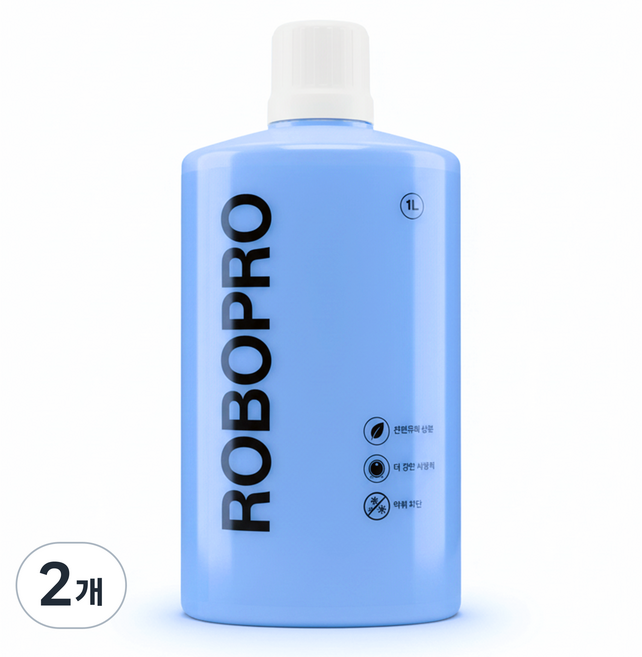 로보프로 로보락 호환 전용세제, 2개, 1L