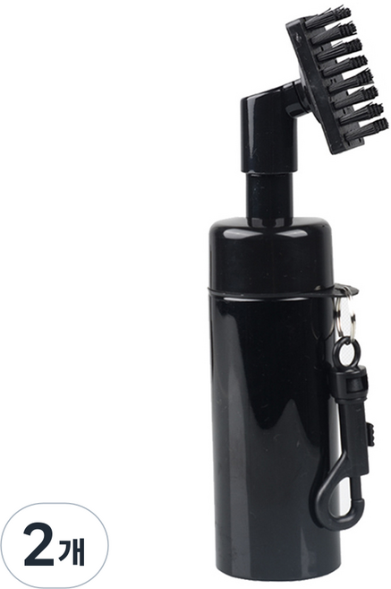 예코 골프 클럽 워시 브러쉬 아이언 드라이버 우드 헤드 청소 브러시 솔, 2개