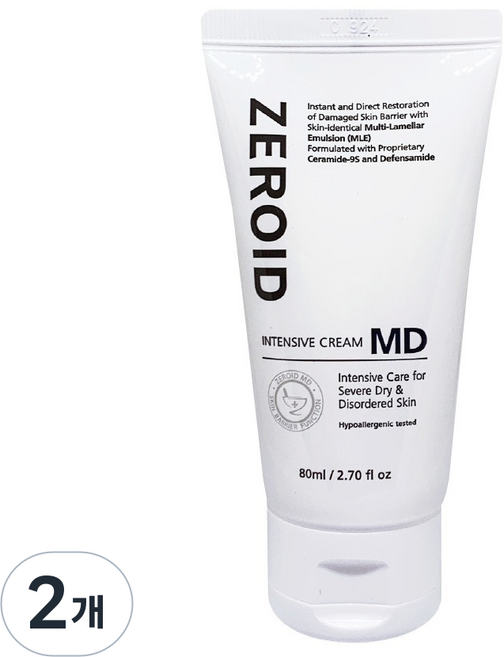 제로이드 인텐시브 크림MD, 80ml, 2개