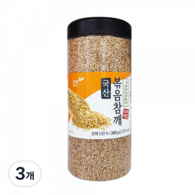 코스트코 청화 국산 볶음참깨, 3개, 380g
