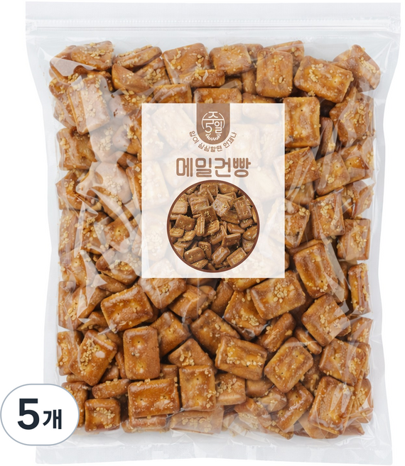 [주5일] 특별한 간식 국내제조 튀긴 메밀건빵, 5개, 500g