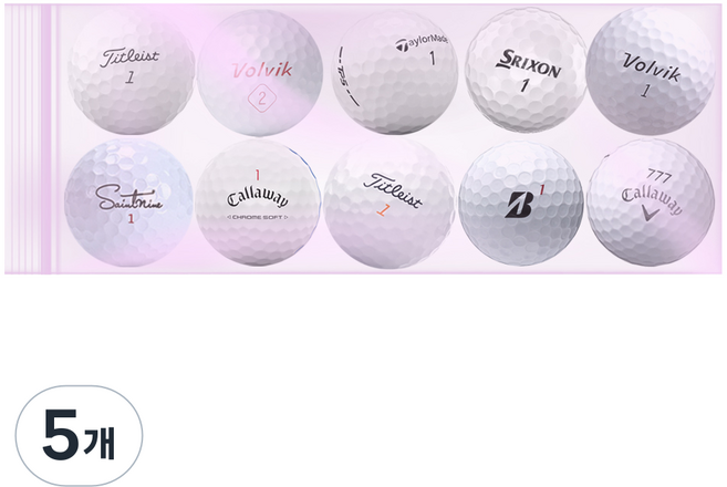 굿샷골프 특a+급 골프공 로스트볼, 5개, 10개입, 화이트