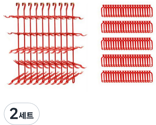 우블리스 감건조대 말리는기구 곶감걸이 10개 + 고정핀100개, 2세트
