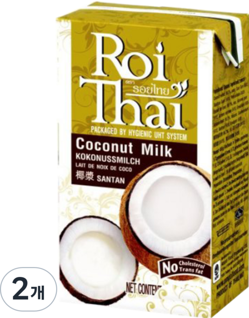 로이타이 코코넛밀크, 1L, 2개