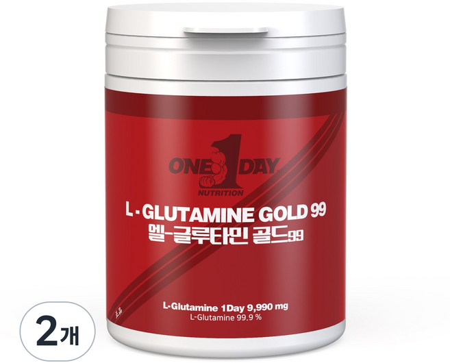 원데이뉴트리션 무맛_L 글루타민 GOLD 99, 2개, 300g