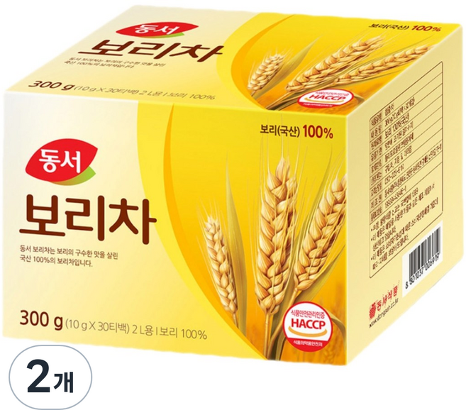 동서 보리차, 10g, 30개입, 2개