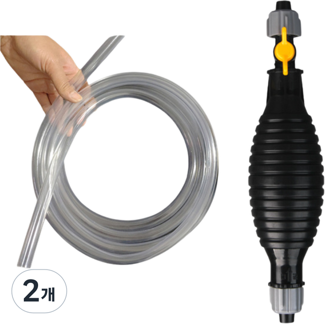 Mirsh 이지펌프 수동 소분 세제 오일 펌프, 3M, 2개