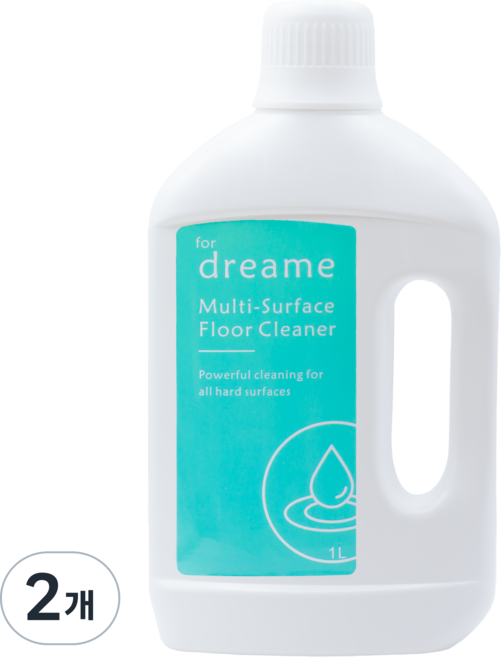 드리미 호환 로봇청소기 세제 또롱샵, 2개, 1L