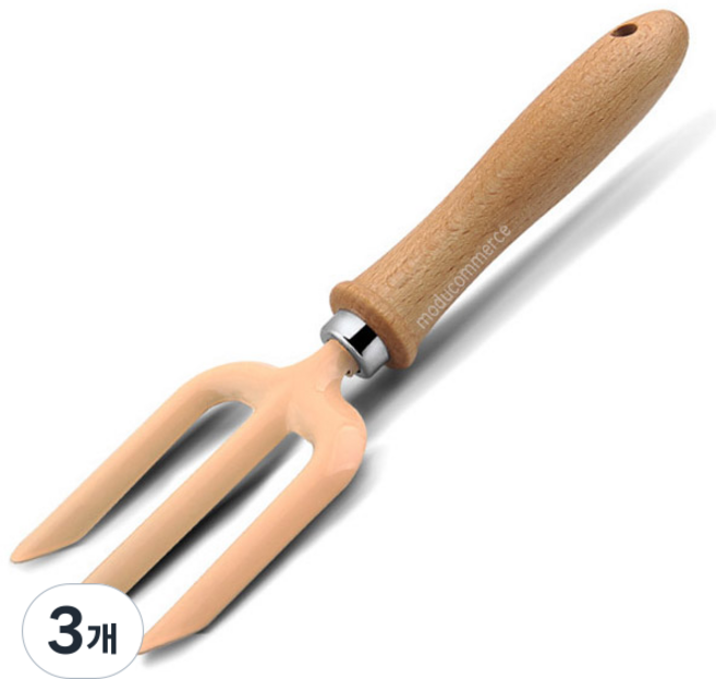 미니 모종삽 삼지창 (쇠스랑삽) / 텃밭가꾸기 원예도구 / 디자인이예쁜 정원삽, 3개