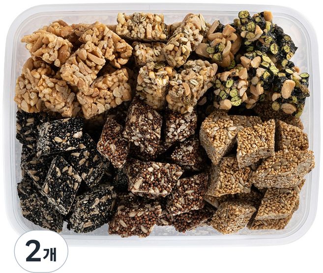 [이동엽의즉석강정] 전통 과자 부모님 건강 간식 명절 선물 깨 견과류 강정, 2개, 1kg