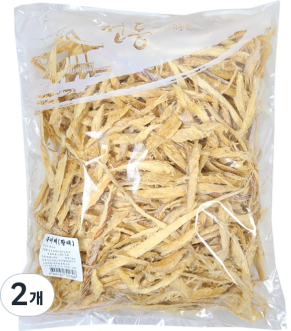 자연건조 최상급 황태채 북어채, 70g, 2개