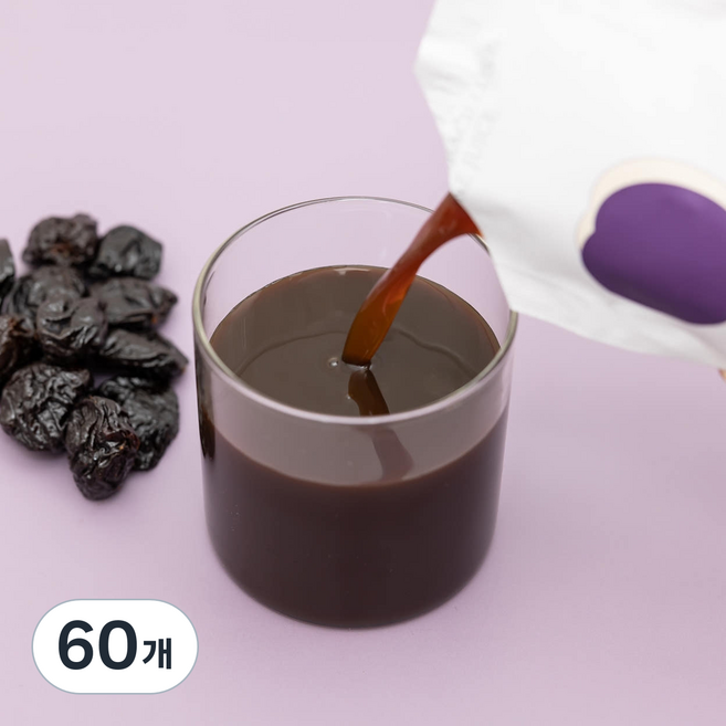 [국산 유산균 함유]즙문가 푸룬주스 푸룬즙 딥워터 임산부 아기 푸룬스틱, 100ml, 60개