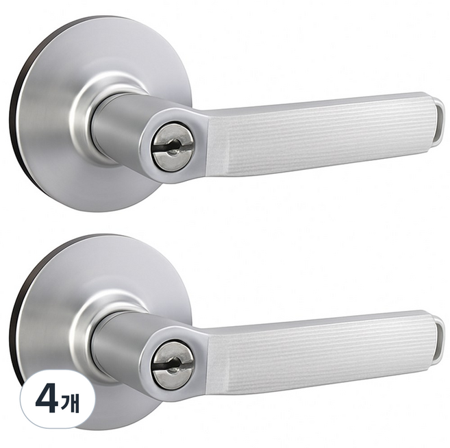 팝폰 정전기방지 공장문 화장실 손잡이 99.9% 향균커버 1+1 S99, 4개