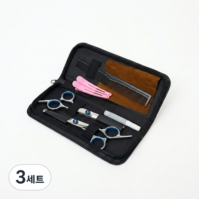 데일리프렌즈 가정용 헤어 컷트 기본 세트, 혼합색상, 3세트