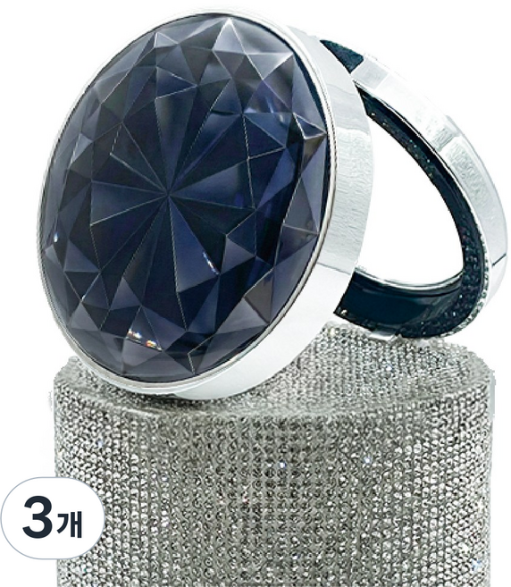 [면세점 브랜드] 투라 쿠션 팩트 공케이스, 3개, 블랙다이아