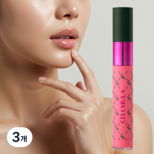 셀뮬러 플럼핑크 립 세럼 입술 보호 콜라겐 오일, 4g, 3개