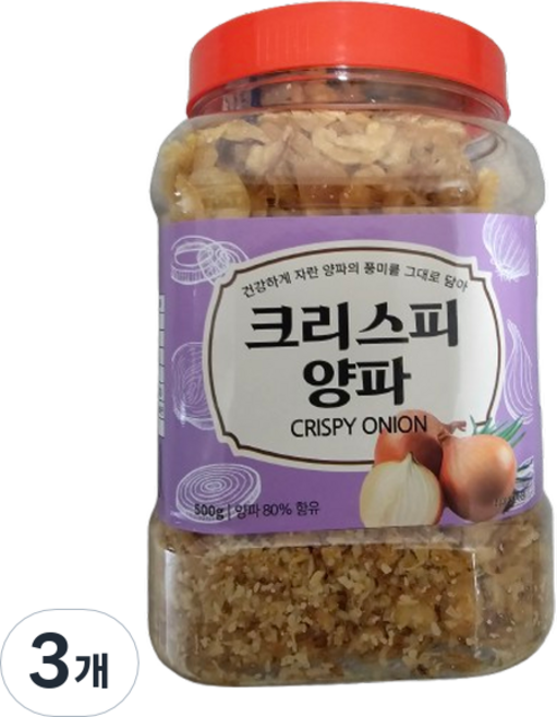 신광 크리스피 양파, 500g, 3개