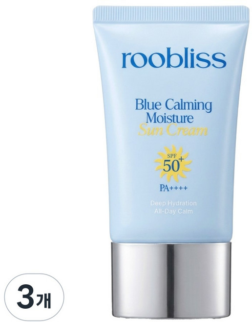 루블리스 카밍 모이스처 수분 선크림 SPF50+ PA++++, 3개, 50ml