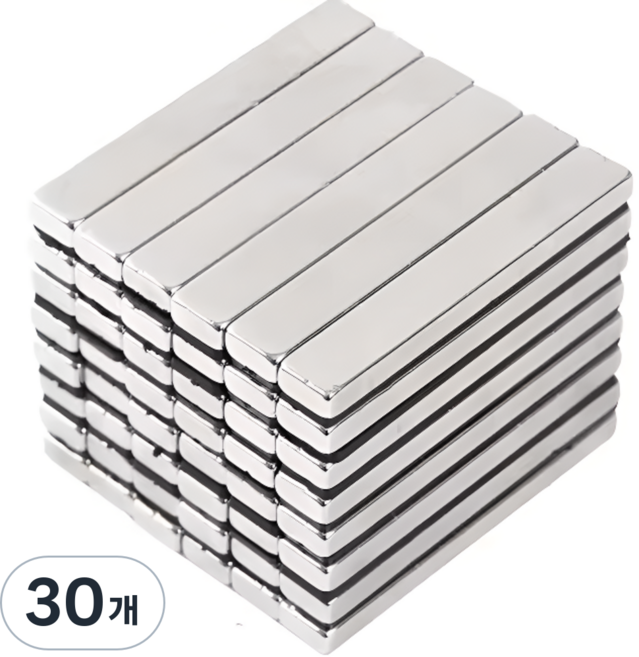 마니코 50 x 10 x 3mm 초강력 네오디움 네오디뮴 마그네틱 강력 사각자석, 30개