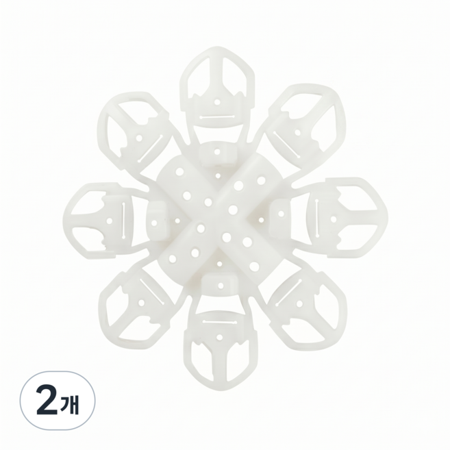 커피머신 그룹헤드 청소솔 교체용 58mm 실리콘 리필, 2개, 화이트