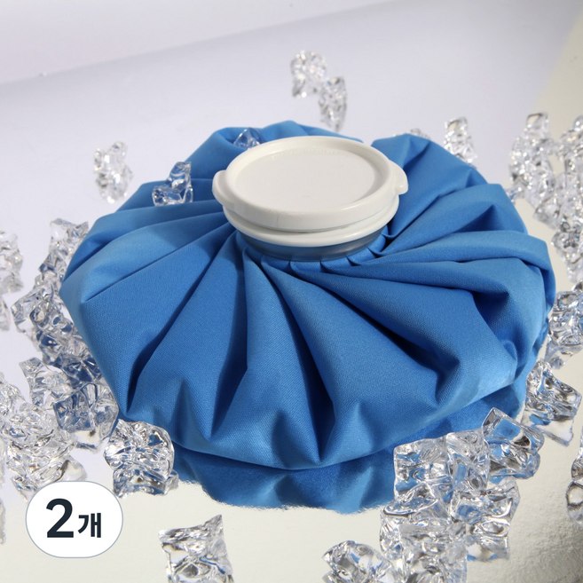 부드러버 얼음주머니 냉온 찜질기 아이스쿨팩 찜질팩 기본형, 2개