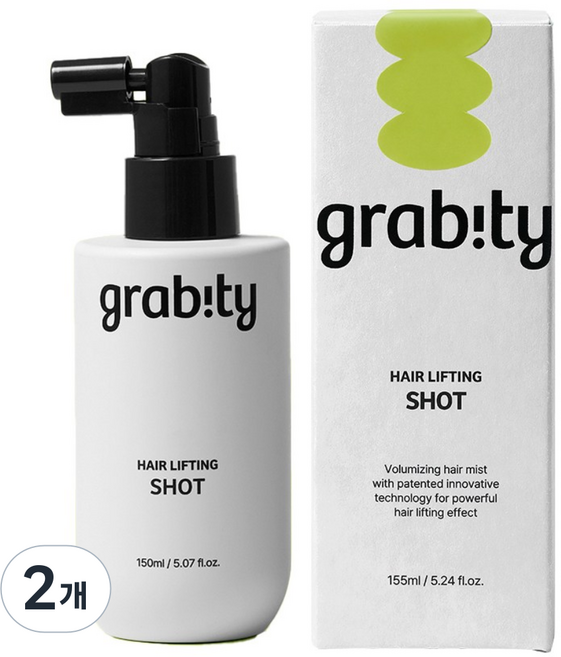 그래비티 헤어리프팅샷, 2개, 150ml