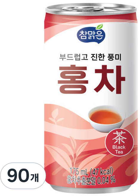 대일 참맑은 홍차, 175ml, 90개