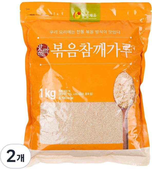 맛뜨락 고소한 볶음 참깨가루, 1kg, 2개