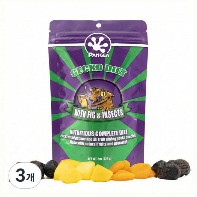 판게아 크레슈퍼푸드 무화과곤충맛 8온스, 228g, 3개