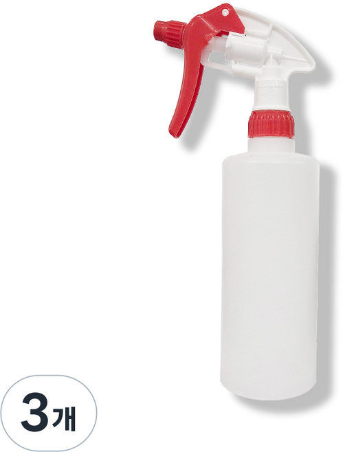 라이노분무기 500mI 내화학성분무기 전문가용 청소 소독 식당분무기, 3개, 무지