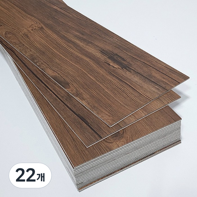 접착식 직사각 우드 데코타일, SW5651, 22개