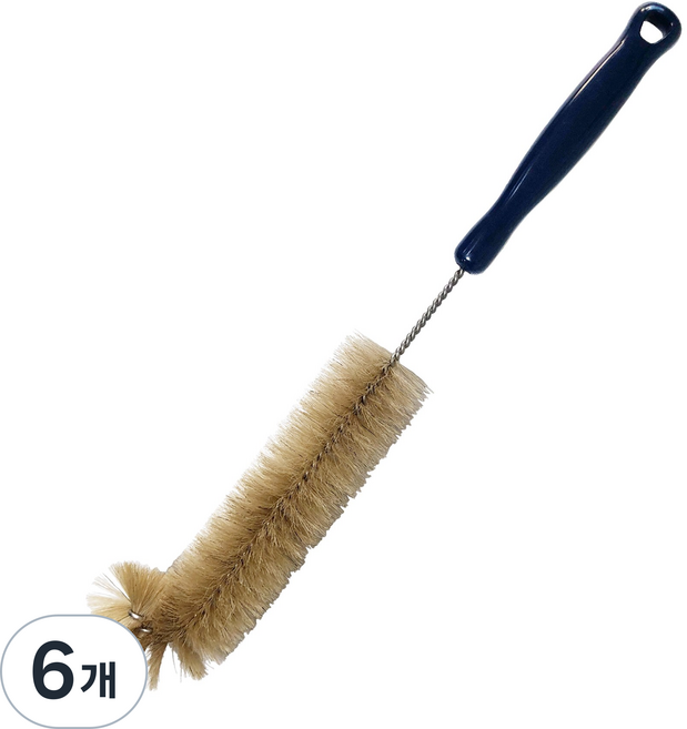 필굿리빙 자연모 젖병솔 대, 6개, 네이비