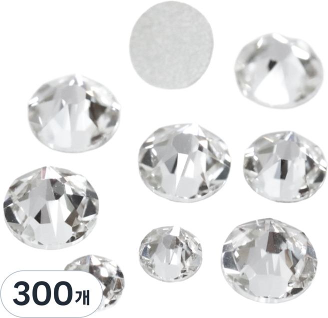스와로브스키 2088 크리스탈, SS14(약3.45mm), 300개, 투명