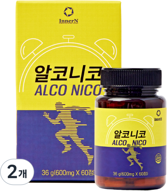 알코니코 AN-1000B[고함량 45%함유] 퀘르세틴, 2개, 60정